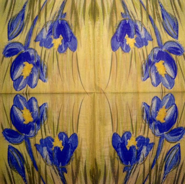 182 Daffodils - 3 ply - (dark blue)
